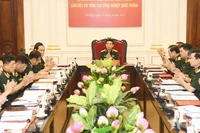 Quang cảnh buổi làm việc.