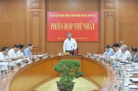 Tổng Bí thư Tô Lâm chủ trì Phiên họp thứ nhất của Ban Chỉ đạo Trung ương về hoàn thiện thể chế, pháp luật. (Ảnh: ĐĂNG KHOA)