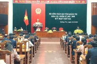 Quang cảnh Kỳ họp thứ 3, Hội đồng nhân dân tỉnh Quảng Trị khóa VIII.