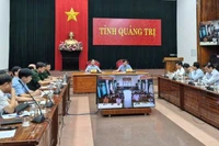 Ủy ban nhân dân tỉnh Quảng Trị tổ chức họp trực tiếp và trực tuyến với các địa phương, đơn vị trong tỉnh triển khai các biện pháp ứng phó với bão số 5.