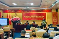 Hình ảnh tại buổi họp báo. (Ảnh: MINH PHƯƠNG)