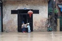 Bão, lũ gây thiệt hại nặng nề ở nhiều tỉnh miền bắc. (Ảnh: BÁO NHÂN DÂN)