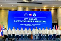 Đại diện các nước tham dự Hội nghị Bộ trưởng Tư pháp ASEAN lần thứ 13.