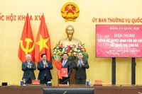 Hội nghị công bố Quyết định của Bộ Chính trị chỉ định Phó Bí thư chuyên trách Đảng ủy Quốc hội