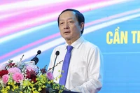 Đồng chí Huỳnh Thành Đạt, Phó Trưởng ban Tuyên giáo và Dân vận Trung ương phát biểu tại lễ khai mạc.