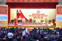 Toàn cảnh Đại hội đại biểu lần thứ I Đảng bộ thành phố Đà Nẵng nhiệm kỳ 2025-2030, sáng 18/9. (Ảnh: ANH ĐÀO)