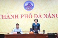 Phó Thủ tướng Chính phủ Phạm Thị Thanh Trà phát biểu kết luận buổi làm việc. (Ảnh: ANH ĐÀO) 