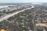 Phố cổ Hội An sáng 1/11.