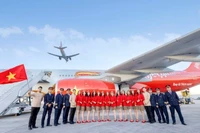 Phi hành đoàn Vietjet.