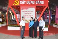 Một khu trưng bày tại triển lãm.