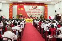 Quang cảnh đại hội Đảng bộ xã Tân Hòa, thành phố Cần Thơ, nhiệm kỳ 2025-2030.