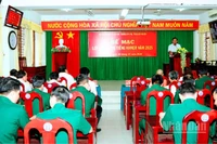 Quang cảnh buổi bế mạc lớp bồi dưỡng tiếng Khmer.