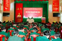 Quang cảnh buổi đối thoại dân chủ.