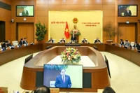 Quang cảnh Phiên họp thứ 54 của Ủy ban Thường vụ Quốc hội. (Ảnh: DUY LINH)