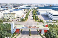 Một góc Khu công nghiệp Vân Trung, tỉnh Bắc Ninh.