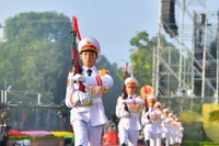 Lễ Kỷ niệm, diễu binh, diễu hành 80 năm Cách mạng Tháng Tám thành công và Quốc khánh nước Cộng hòa xã hội chủ nghĩa Việt Nam. (Ảnh: Duy Linh)
