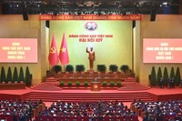 Toàn cảnh phiên họp trù bị Đại hội đại biểu toàn quốc lần thứ XIV của Đảng. (Ảnh: DUY LINH)