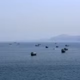 Quang cảnh eo biển Hormuz. (Ảnh: THX/TTXVN)