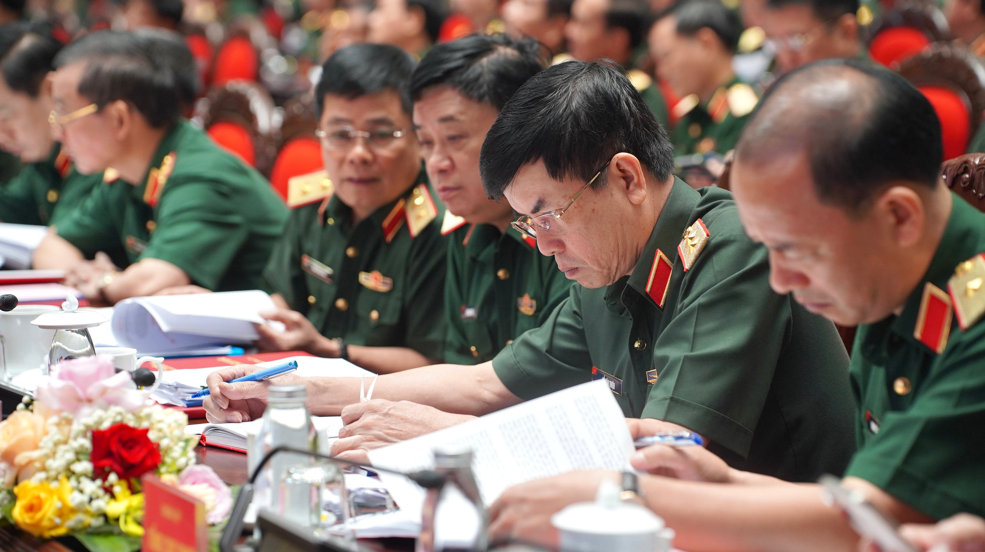 Các ý kiến đều thống nhất cao với nội dung đề nghị sửa đổi, bổ sung Hiến pháp năm 2013 trong dự thảo Nghị quyết.