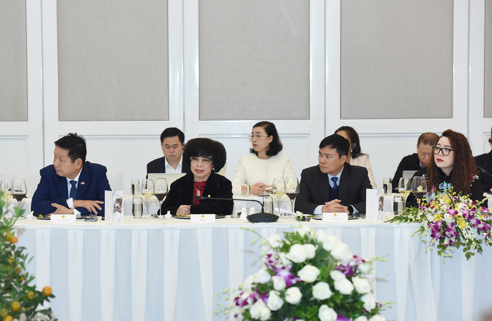 Đại diện các doanh nghiệp Việt Nam tham dự cuộc gặp.