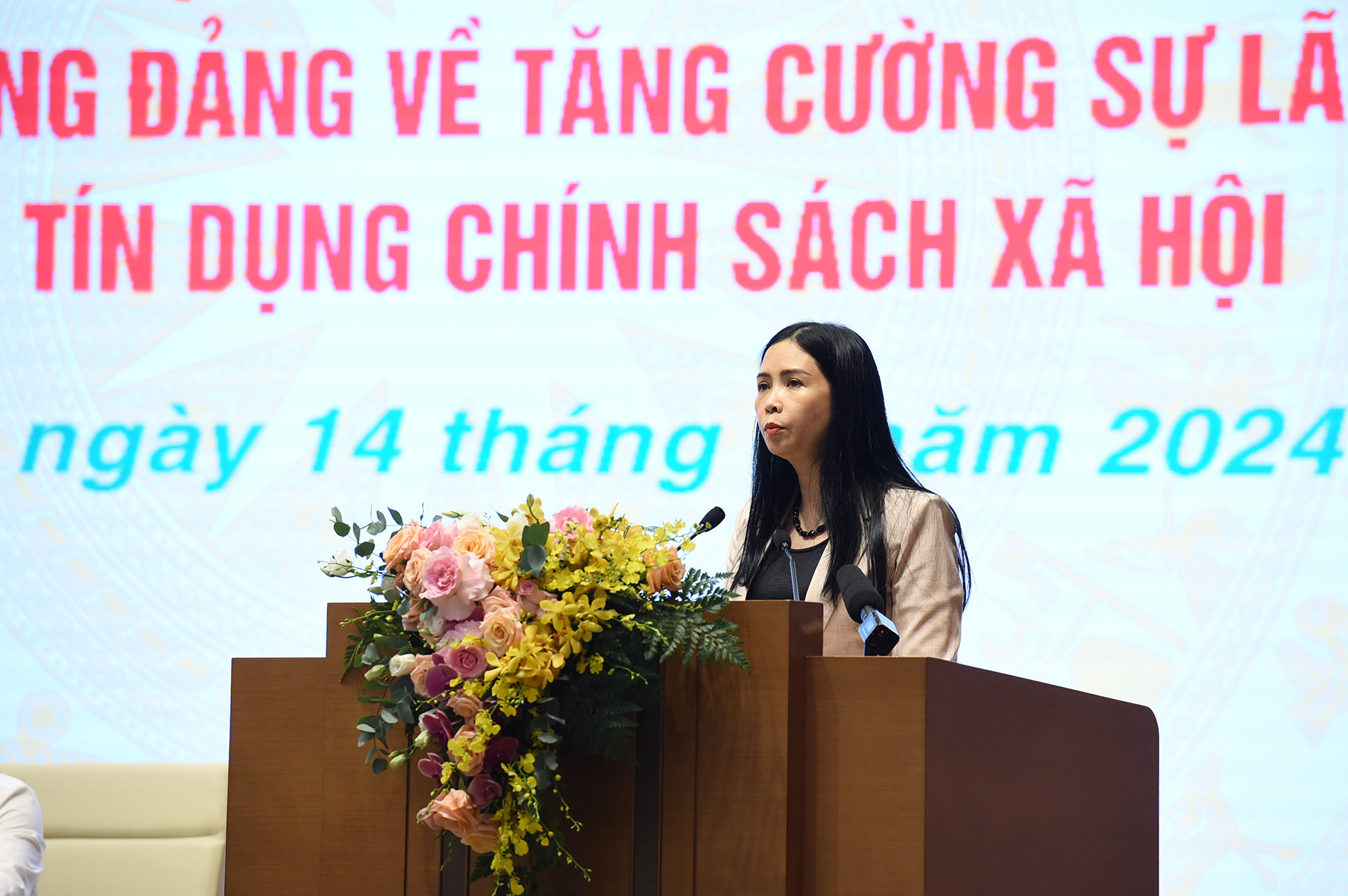 Phó Chủ tịch hội Liên hiệp phụ nữ Việt Nam Trần Lan Phương.