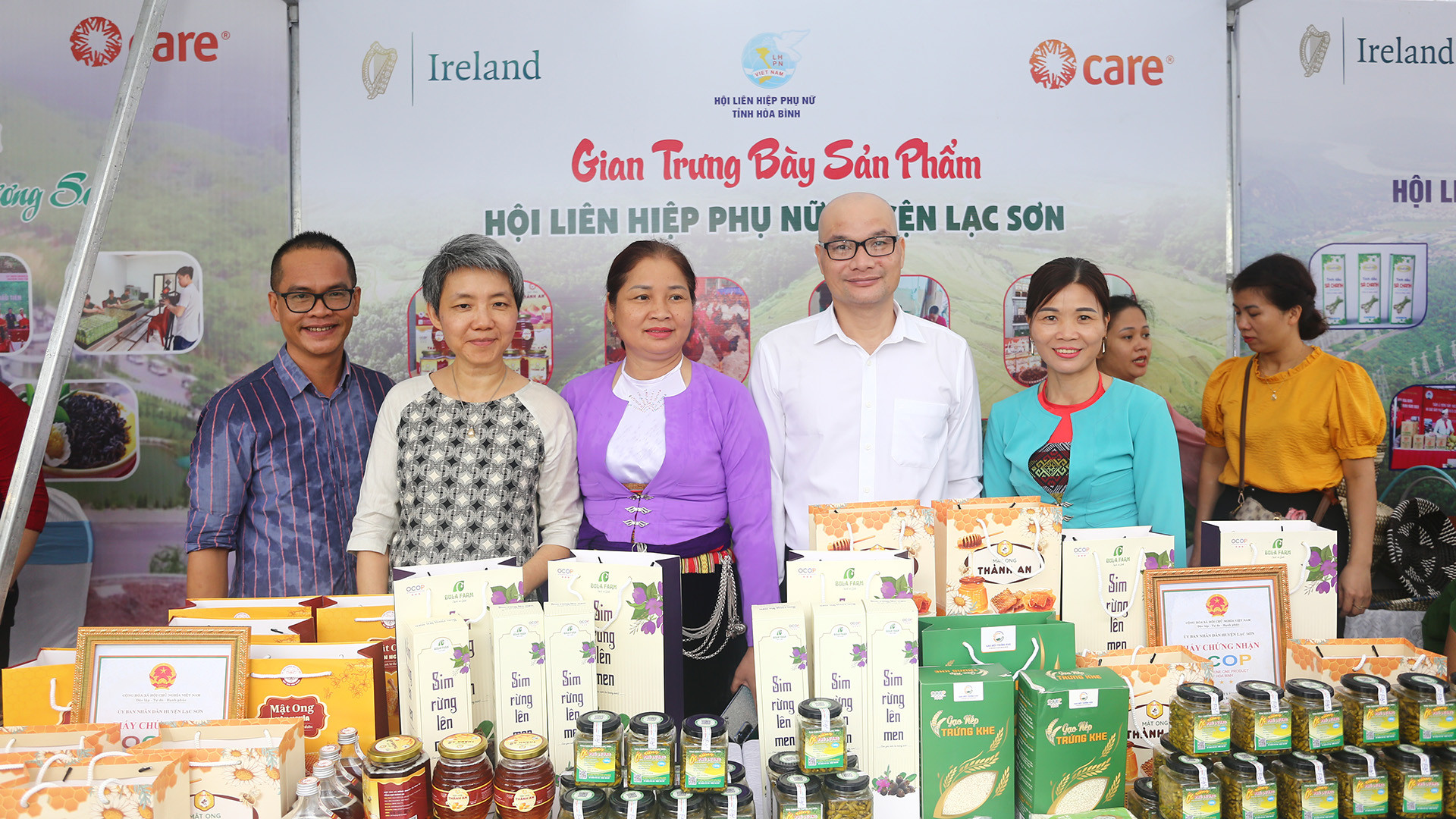 Kết nối thị trường, giúp tiêu thụ nông sản tại Hòa Bình. (Ảnh: Dự án cung cấp)