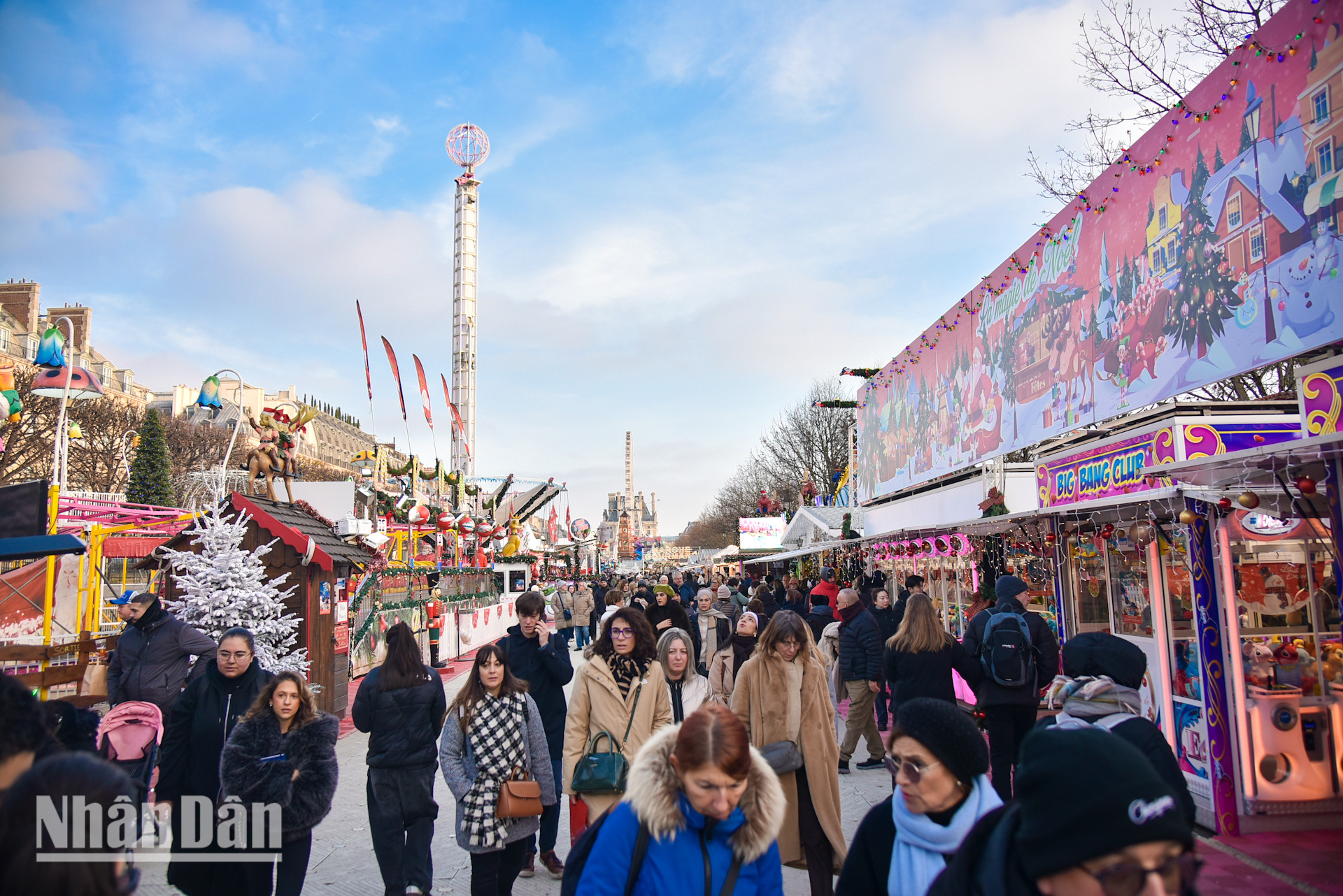Với số lượng lớn chợ phiên Giáng sinh được tổ chức hằng năm, nước Pháp tự hào xếp vị thứ hai tại châu Âu, chỉ sau CHLB Đức. (Ảnh: MINH DUY)