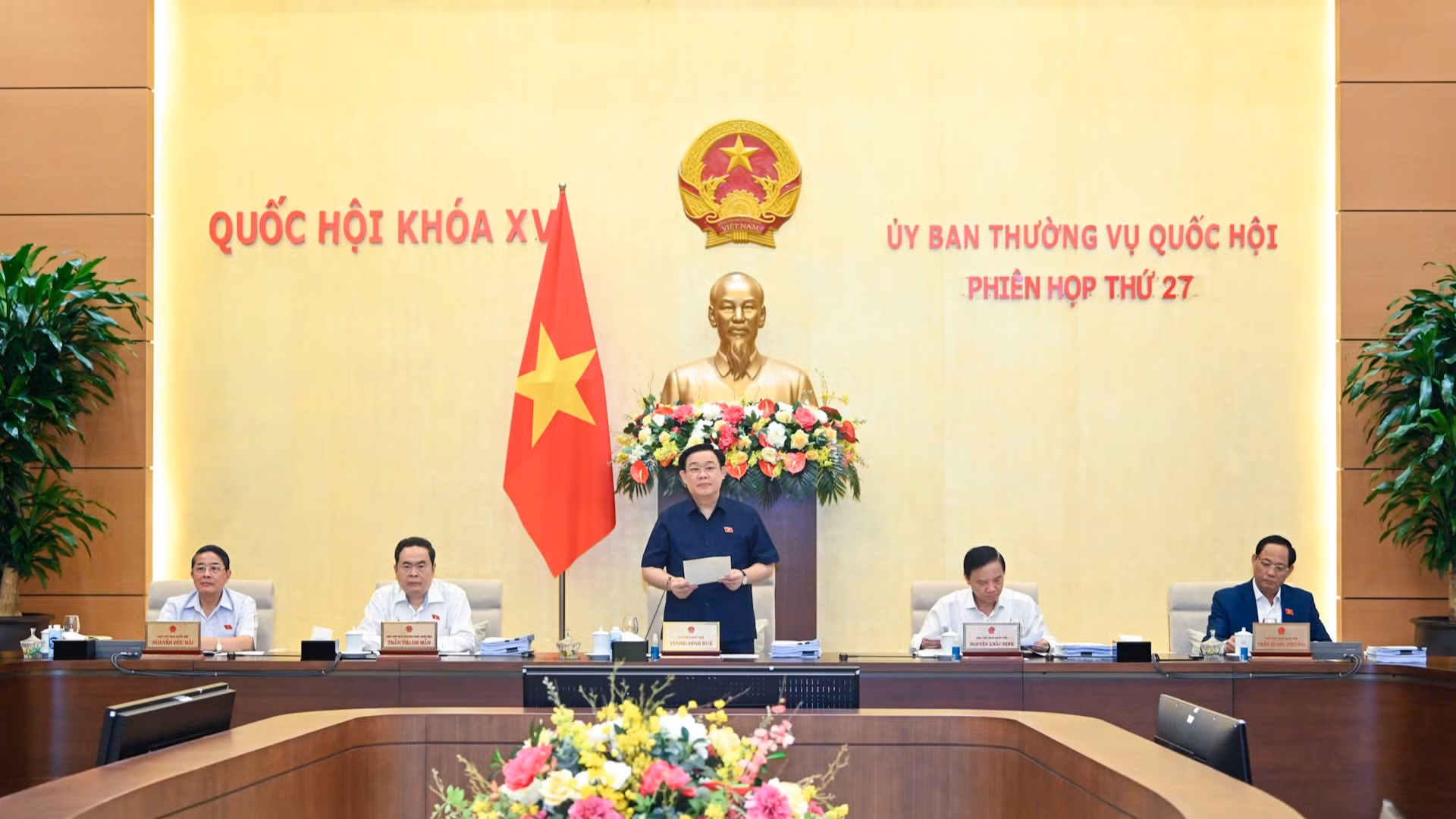 Theo chương trình, Phiên họp thứ 27 của Ủy ban Thường vụ Quốc hội sẽ diễn ra từ ngày 11 đến 17/10.