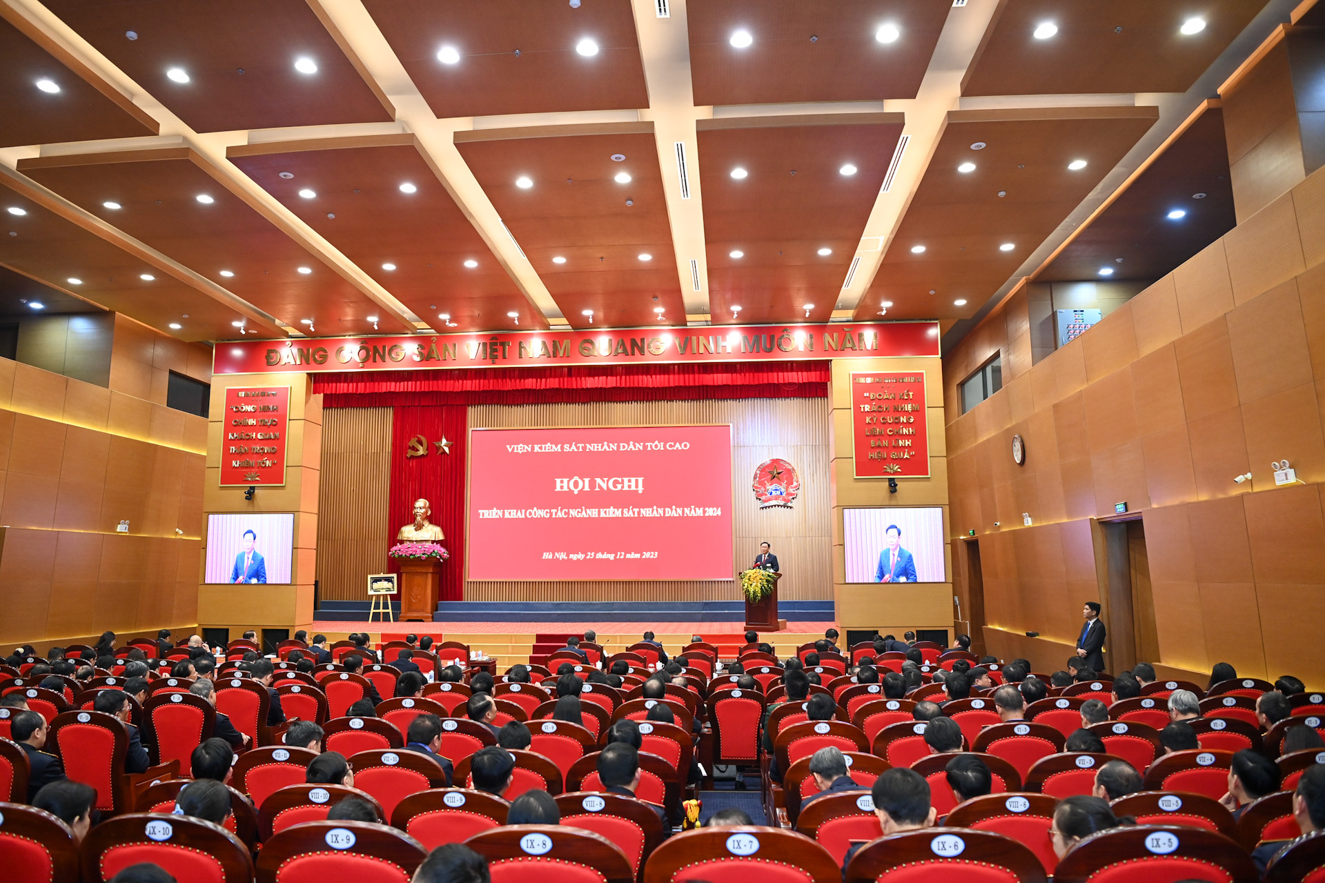 Quang cảnh hội nghị tại Viện Kiểm sát nhân dân tối cao.