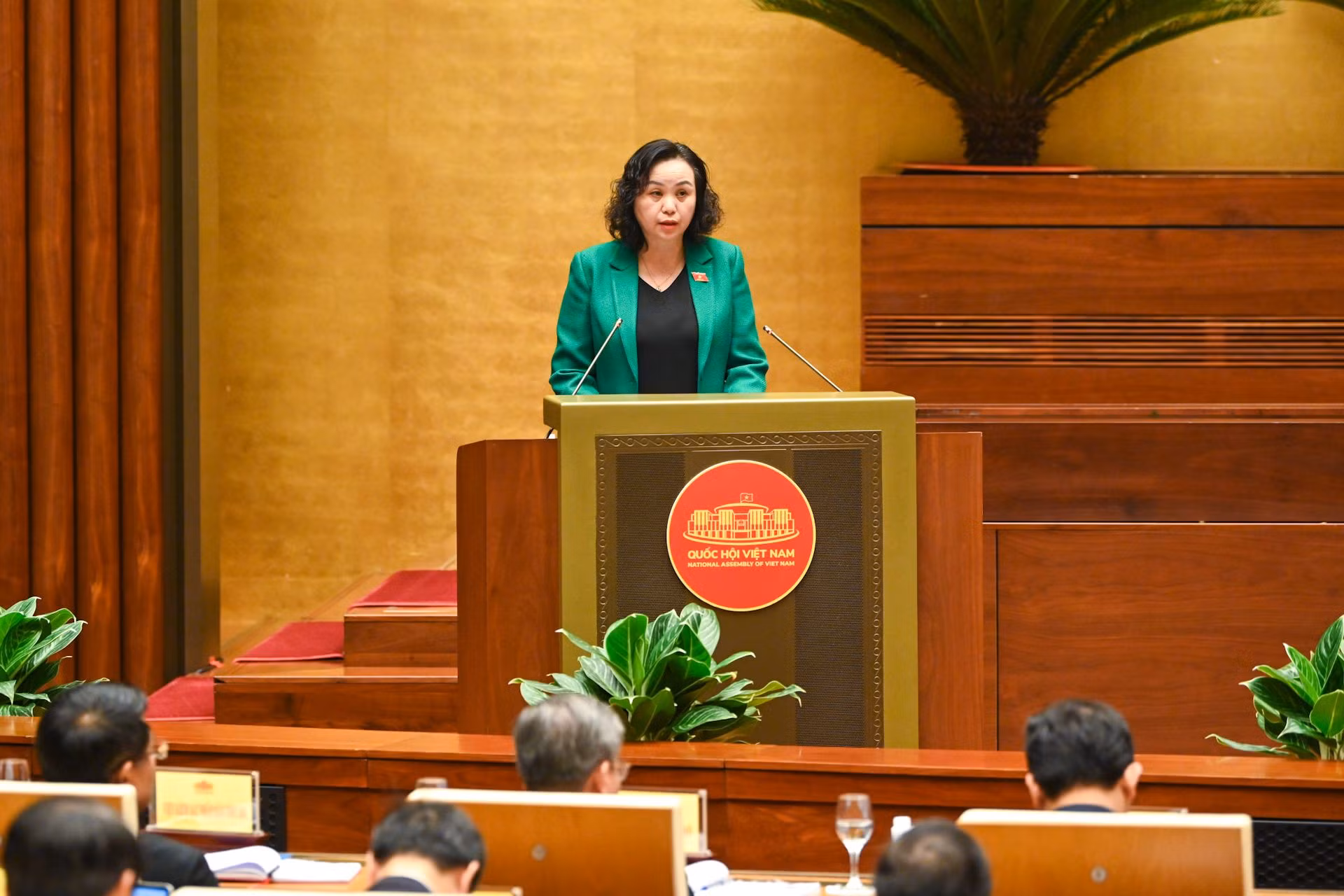 Phó Chủ tịch Hội đồng Dân tộc của Quốc hội Cao Thị Xuân trình bày tham luận công tác chuẩn bị sửa đổi, bổ sung Luật Hoạt động giám sát của Quốc hội và Hội đồng nhân dân năm 2015 và đề xuất, kiến nghị giải pháp trong công tác phối hợp để xây dựng dự án Luật trình Quốc hội theo kế hoạch. Phó Chủ tịch Hội đồng Dân tộc của Quốc hội Cao Thị Xuân trình bày tham luận công tác chuẩn bị sửa đổi, bổ sung Luật Hoạt động giám sát của Quốc hội và Hội đồng nhân dân năm 2015 và đề xuất, kiến nghị giải pháp trong công tác phối hợp để xây dựng dự án Luật trình Quốc hội theo kế hoạch.