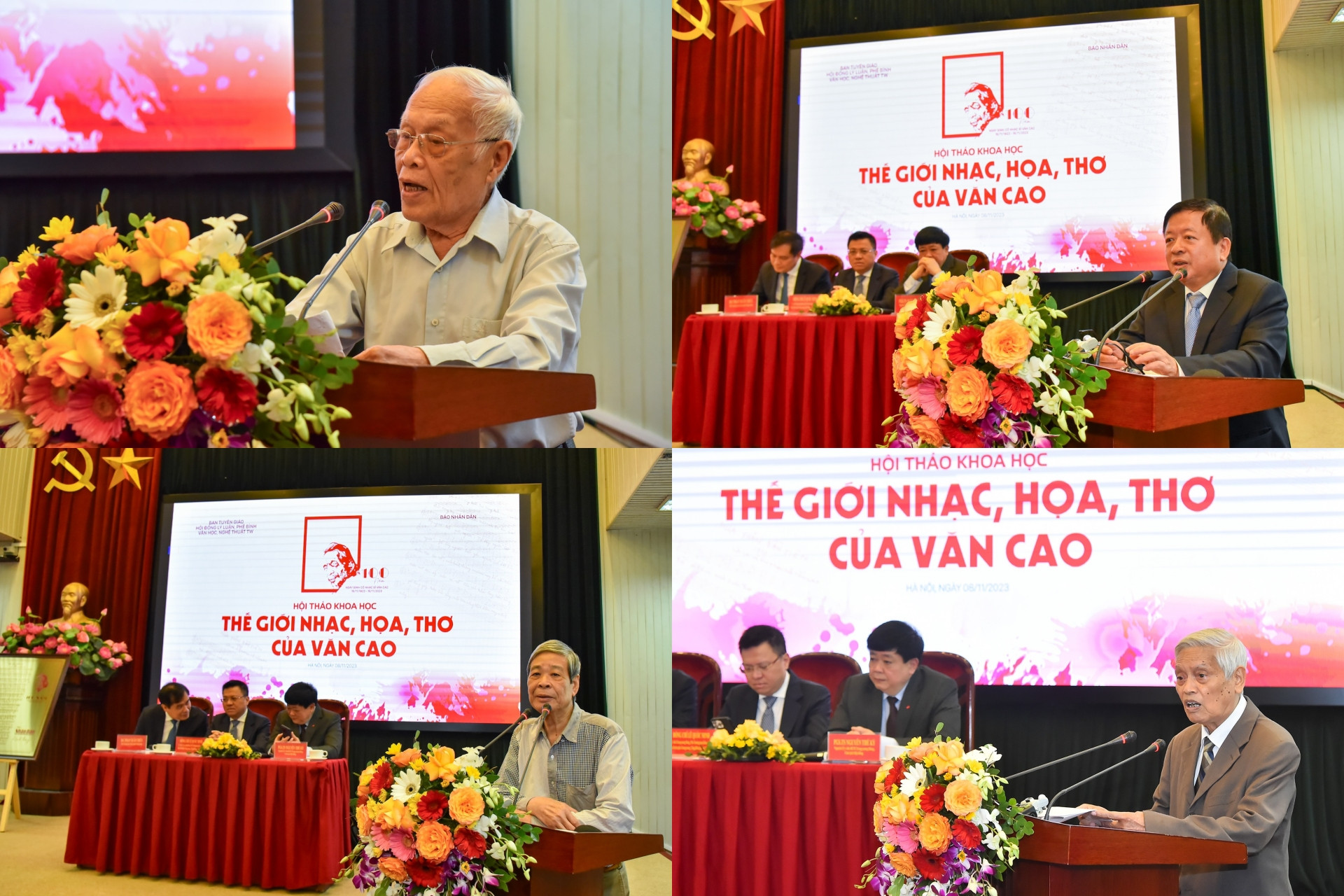 Các đại biểu phát biểu tham luận tại Hội thảo khoa học.