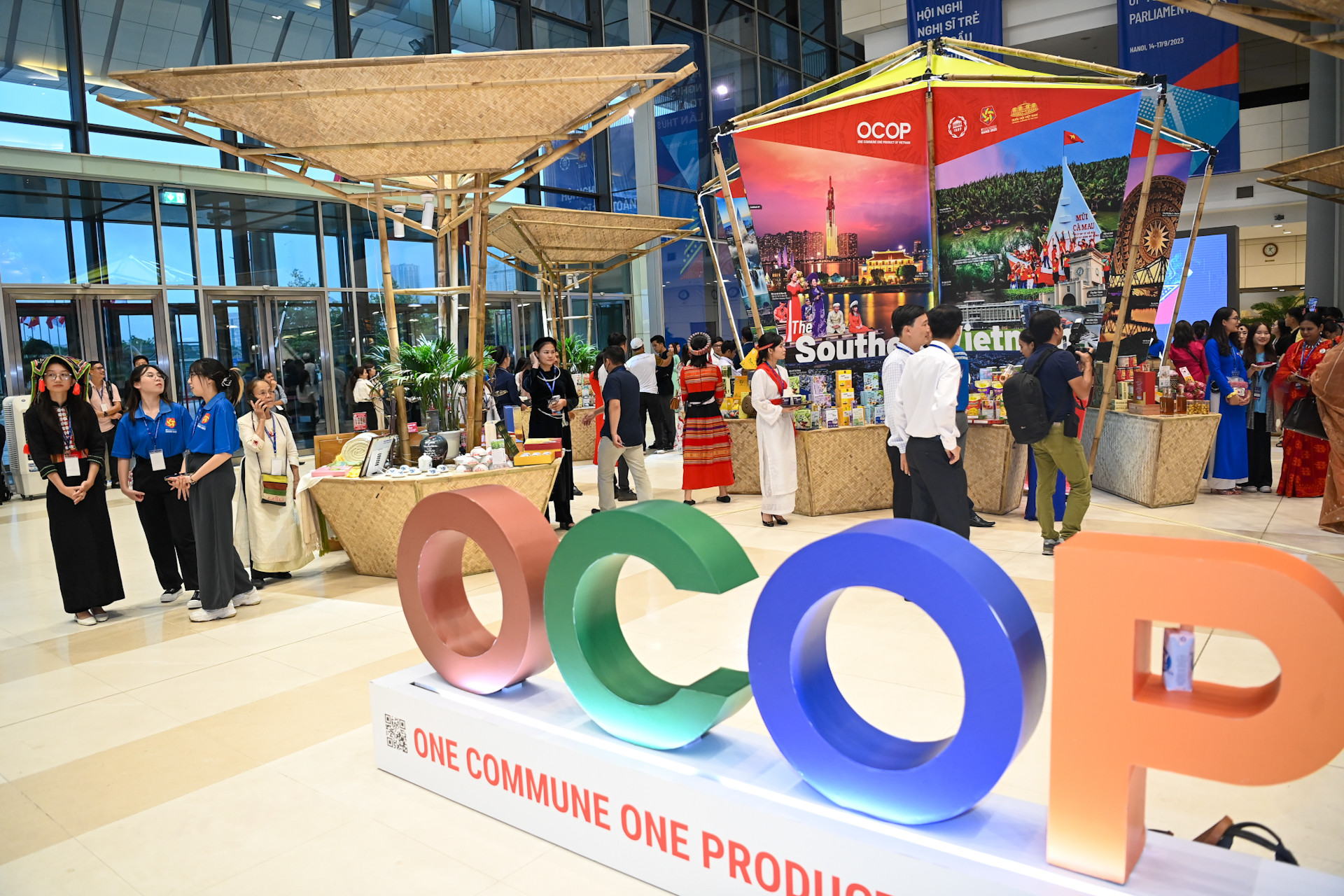 Không gian Triển lãm Thành tựu Đổi mới sáng tạo, sản phẩm OCOP.