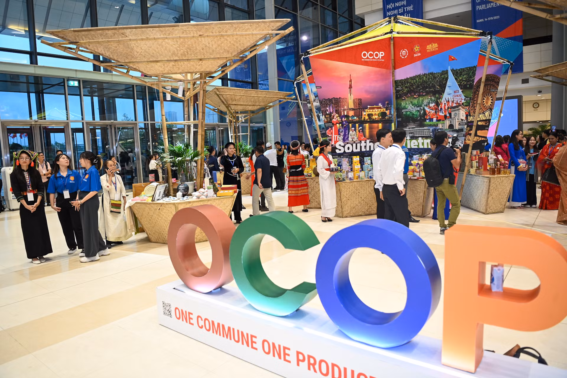 Không gian Triển lãm Thành tựu Đổi mới sáng tạo, sản phẩm OCOP.