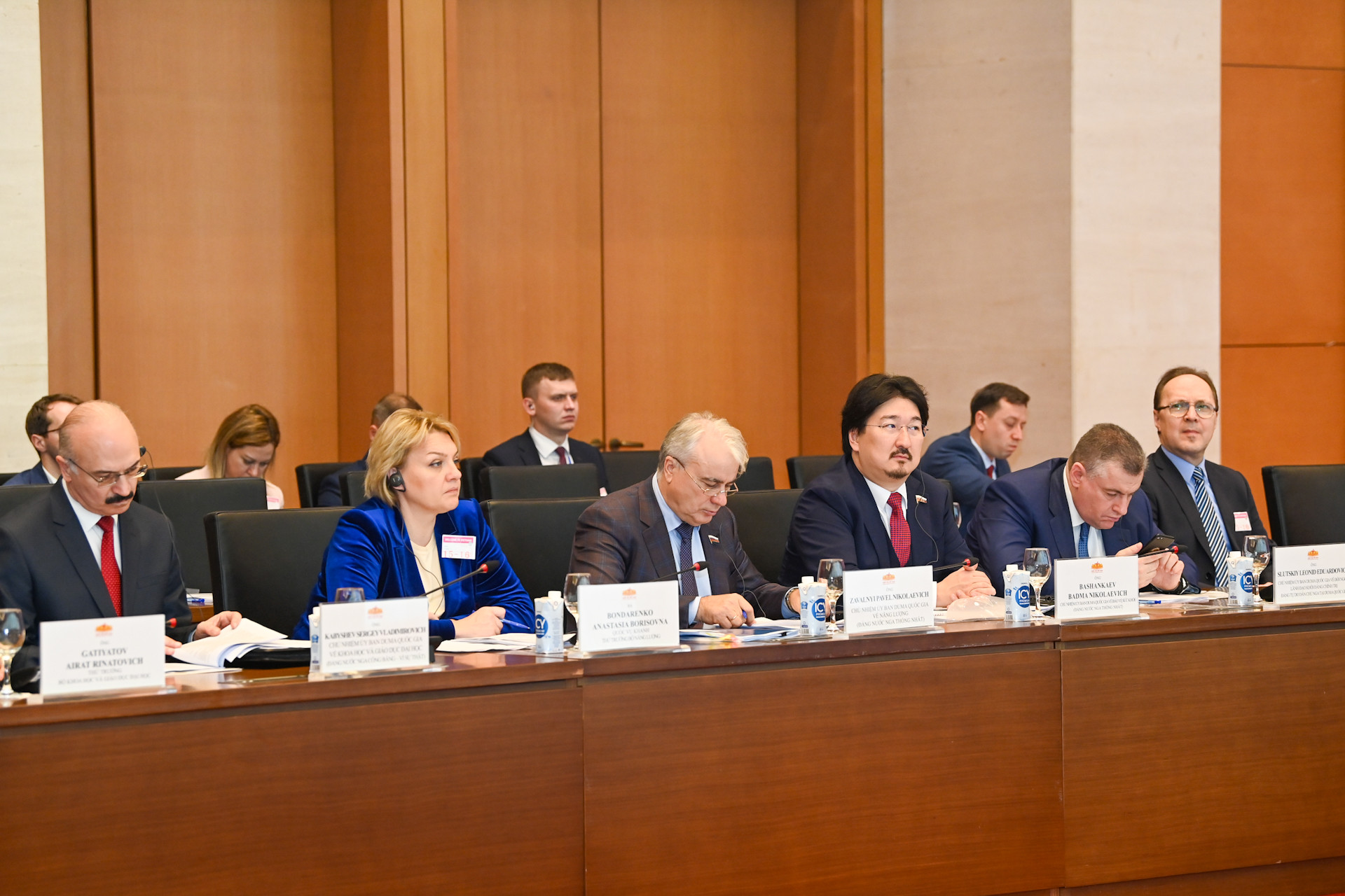 Các đại biểu Duma Quốc gia Quốc hội Liên bang Nga dự phiên họp.