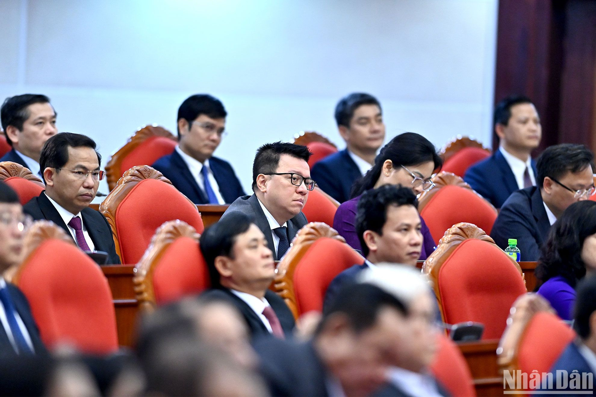 Các đại biểu dự phiên bế mạc hội nghị. Các đại biểu dự phiên bế mạc hội nghị.