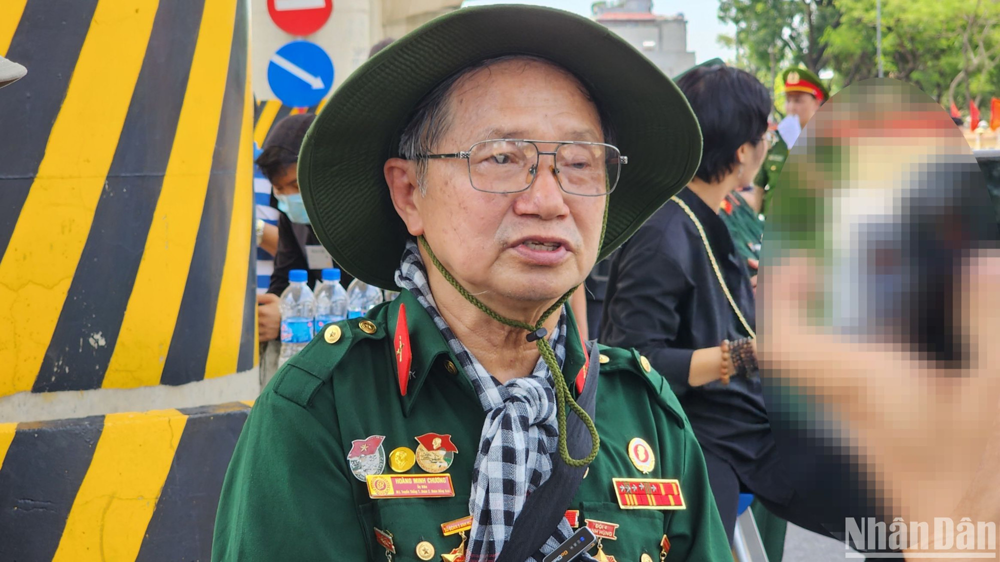 Bác Hoàng Minh Chương, Ủy viên Ban liên lạc Trung đoàn Đồng Xoài.