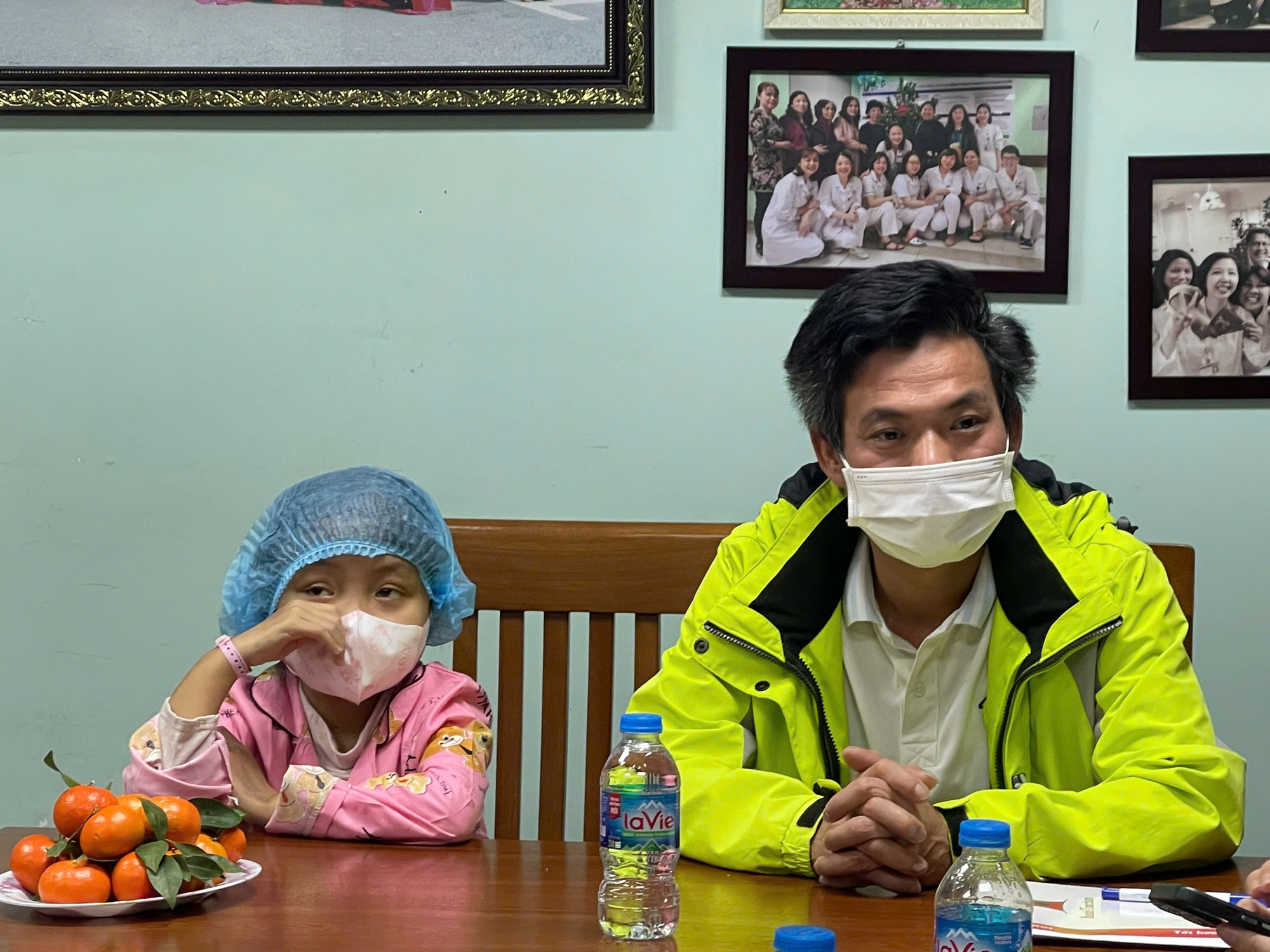 Anh Lê Tuấn P. chia sẻ về sức khỏe của con gái.