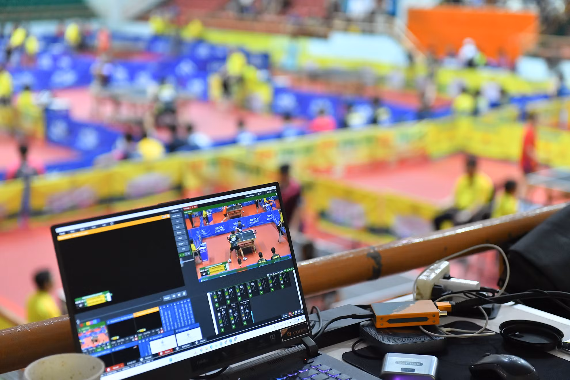 Các diễn đàn thể thao và diễn đàn bóng bàn phát trực tiếp các trận đấu tại Giải vô địch bóng bàn quốc gia Báo Nhân Dân lần thứ 42.