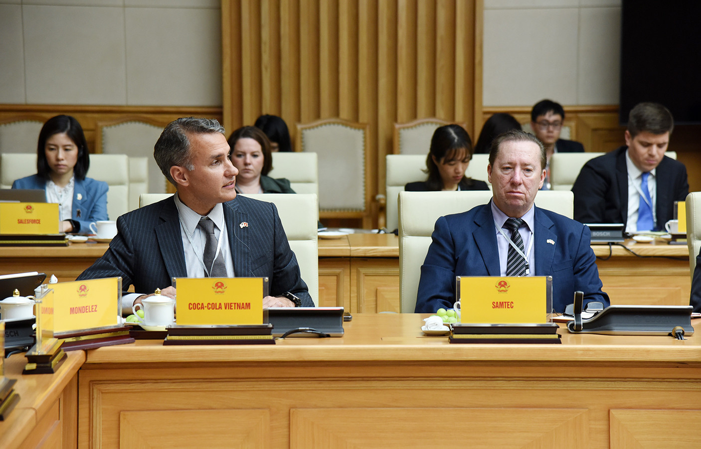 Đại diện hãng Coca-Cola Việt Nam phát biểu.