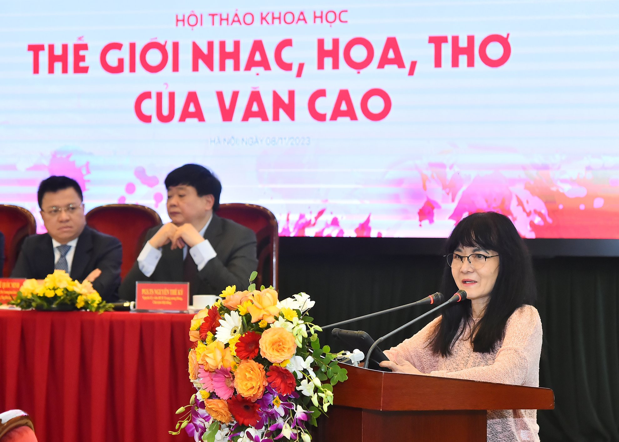 Nhà Lý luận, phê bình âm nhạc Nguyễn Thị Minh Châu.