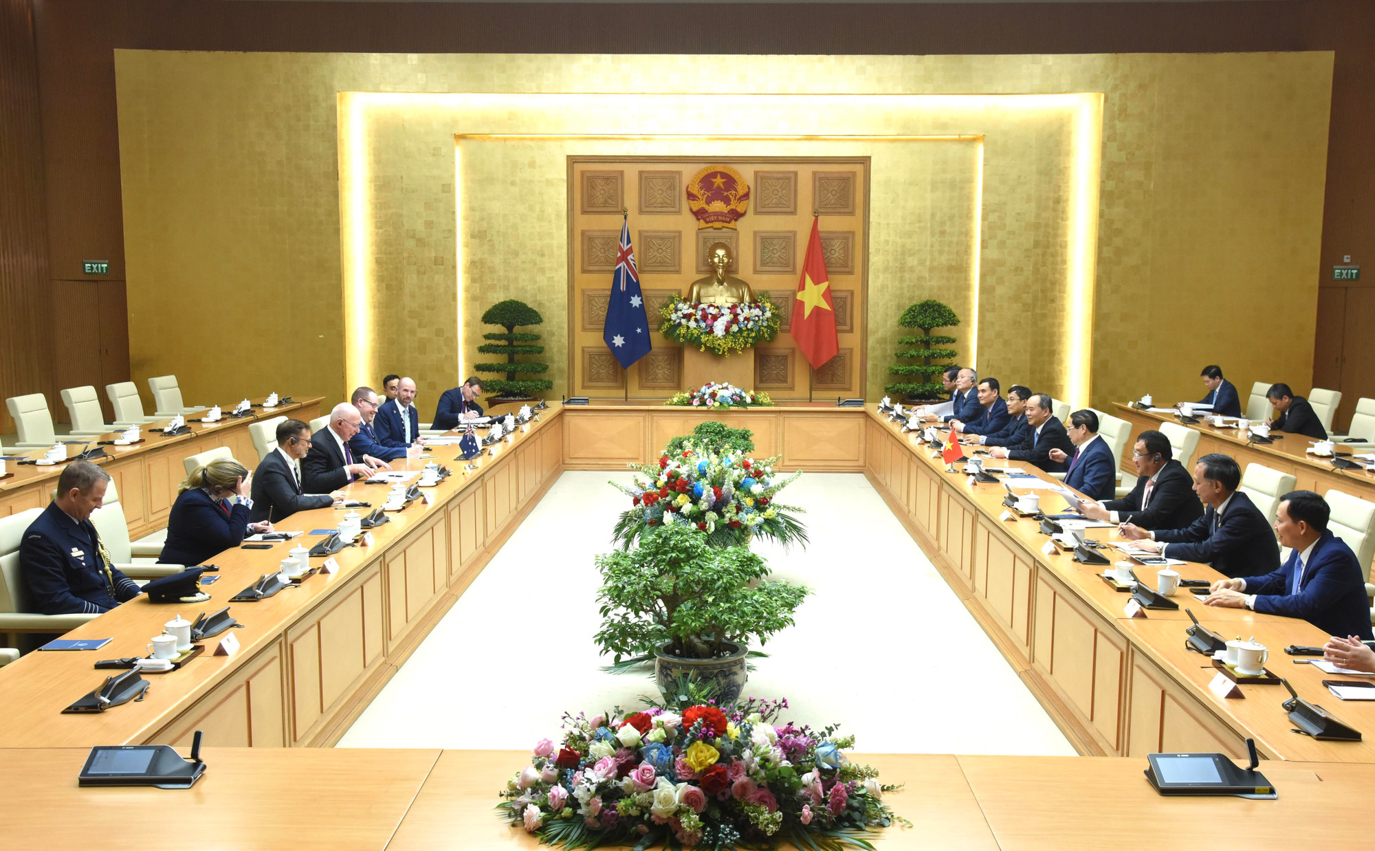 Quang cảnh buổi hội kiến. Quang cảnh buổi hội kiến.