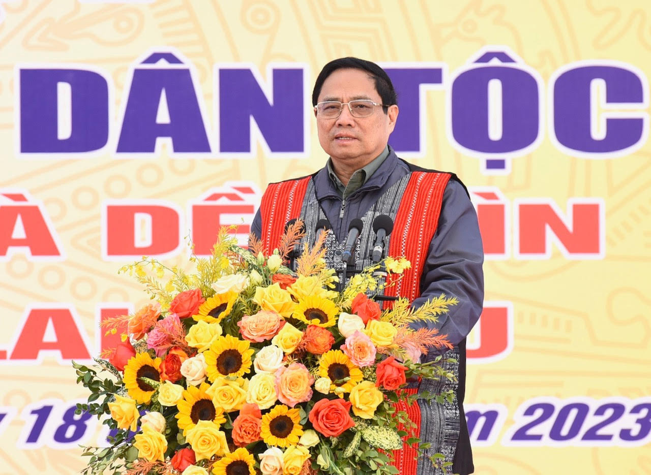 Thủ tướng Chính phủ Phạm Minh Chính phát biểu.