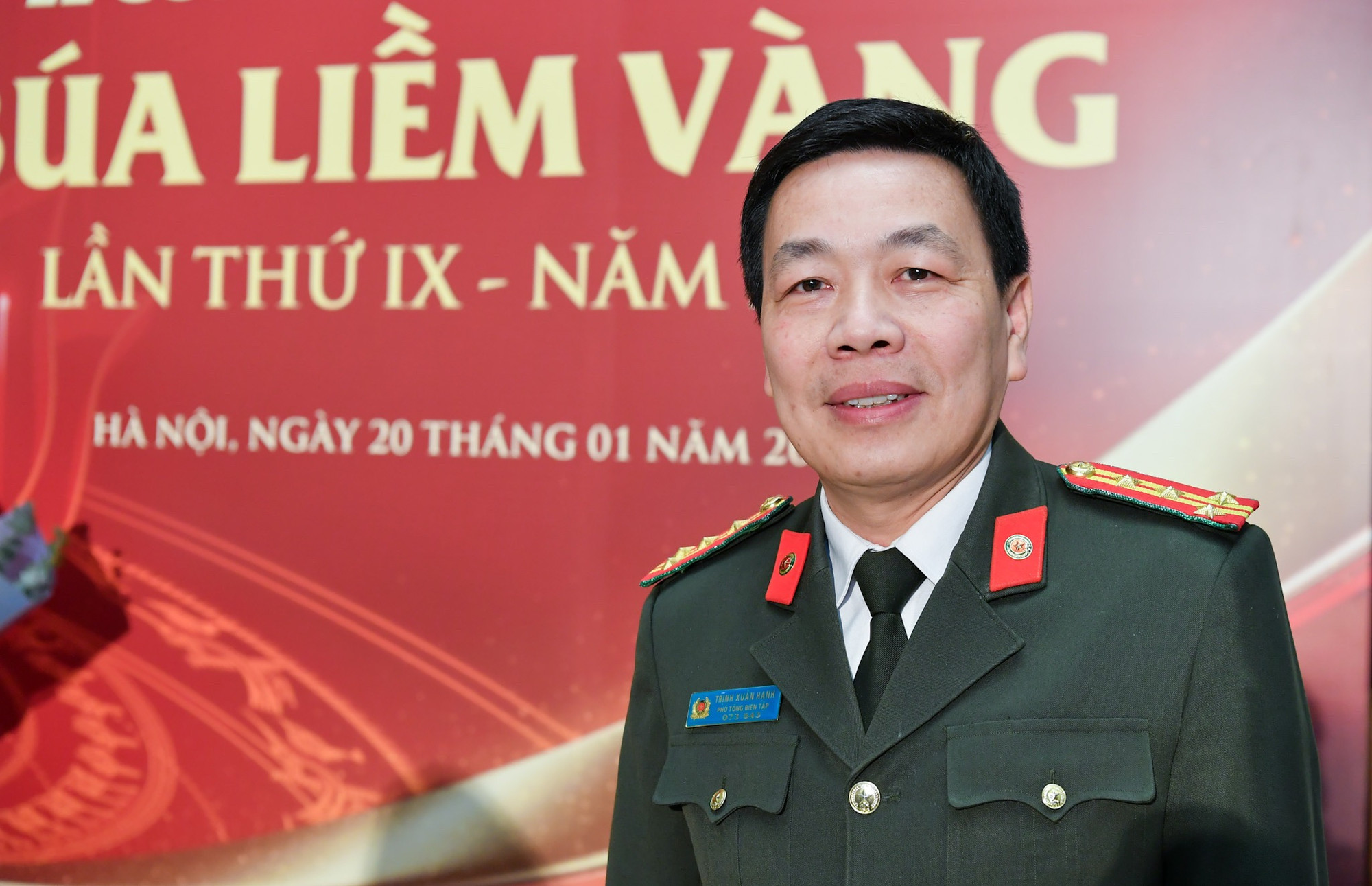 Đại tá, TS Trịnh Xuân Hạnh, Phó Tổng Biên tập Tạp chí Công an nhân dân. (Ảnh: THÀNH ĐẠT)