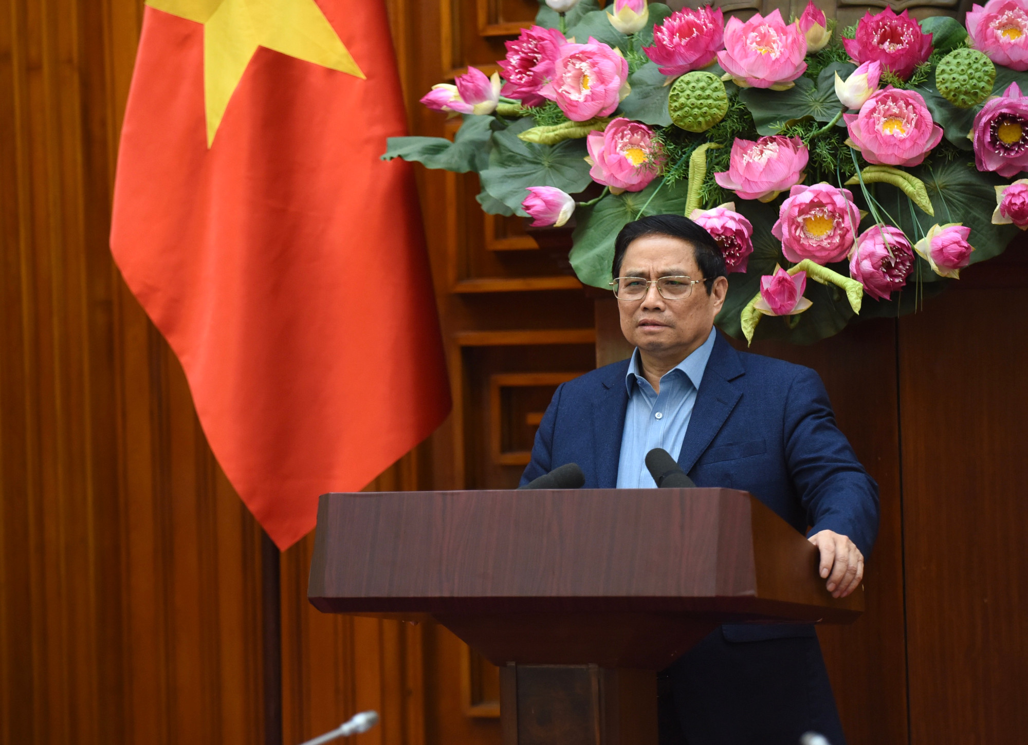 Thủ tướng Phạm Minh Chính, Trưởng Ban Chỉ đạo kết luận phiên họp.