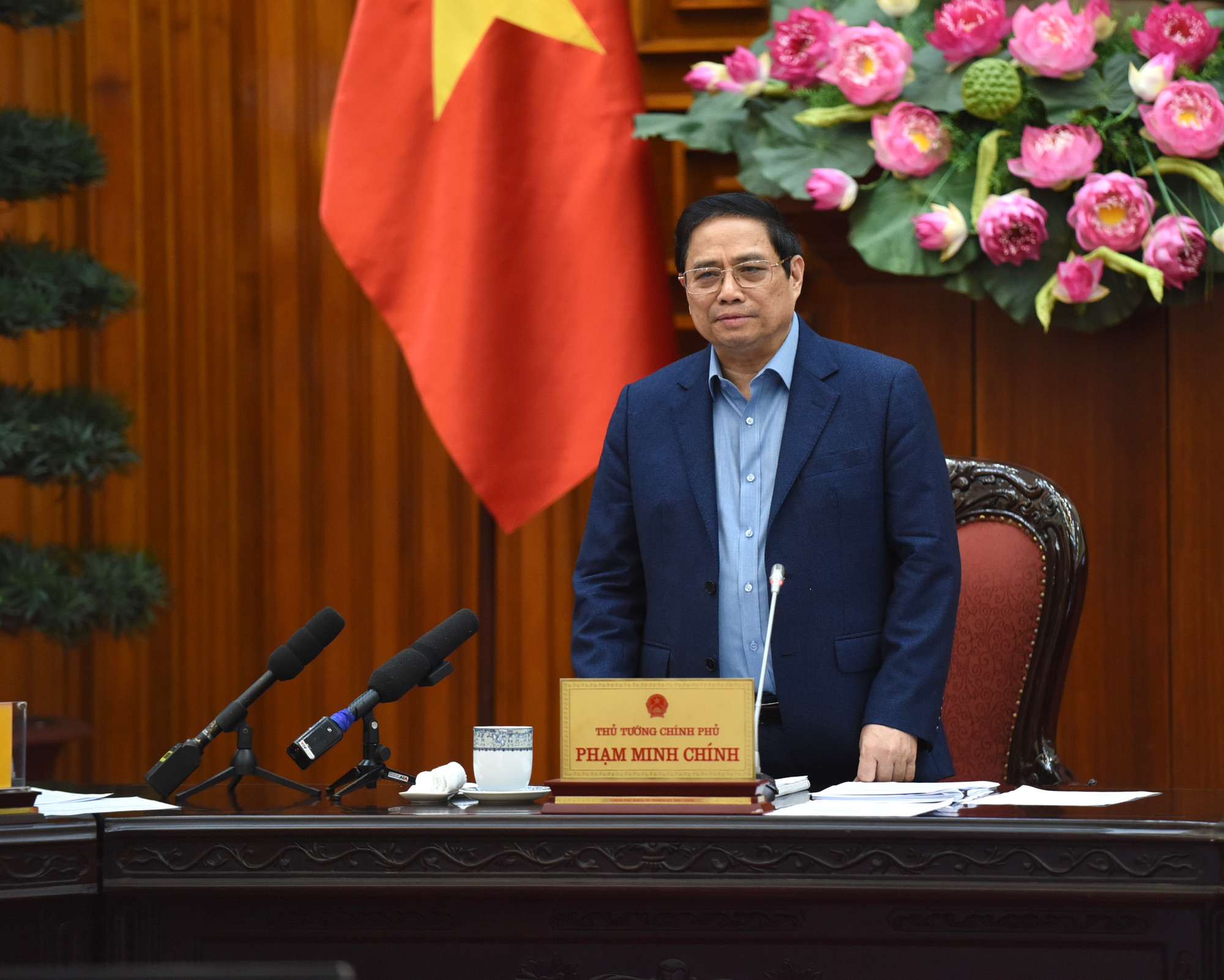 Thủ tướng Phạm Minh Chính phát biểu chỉ đạo hội nghị.