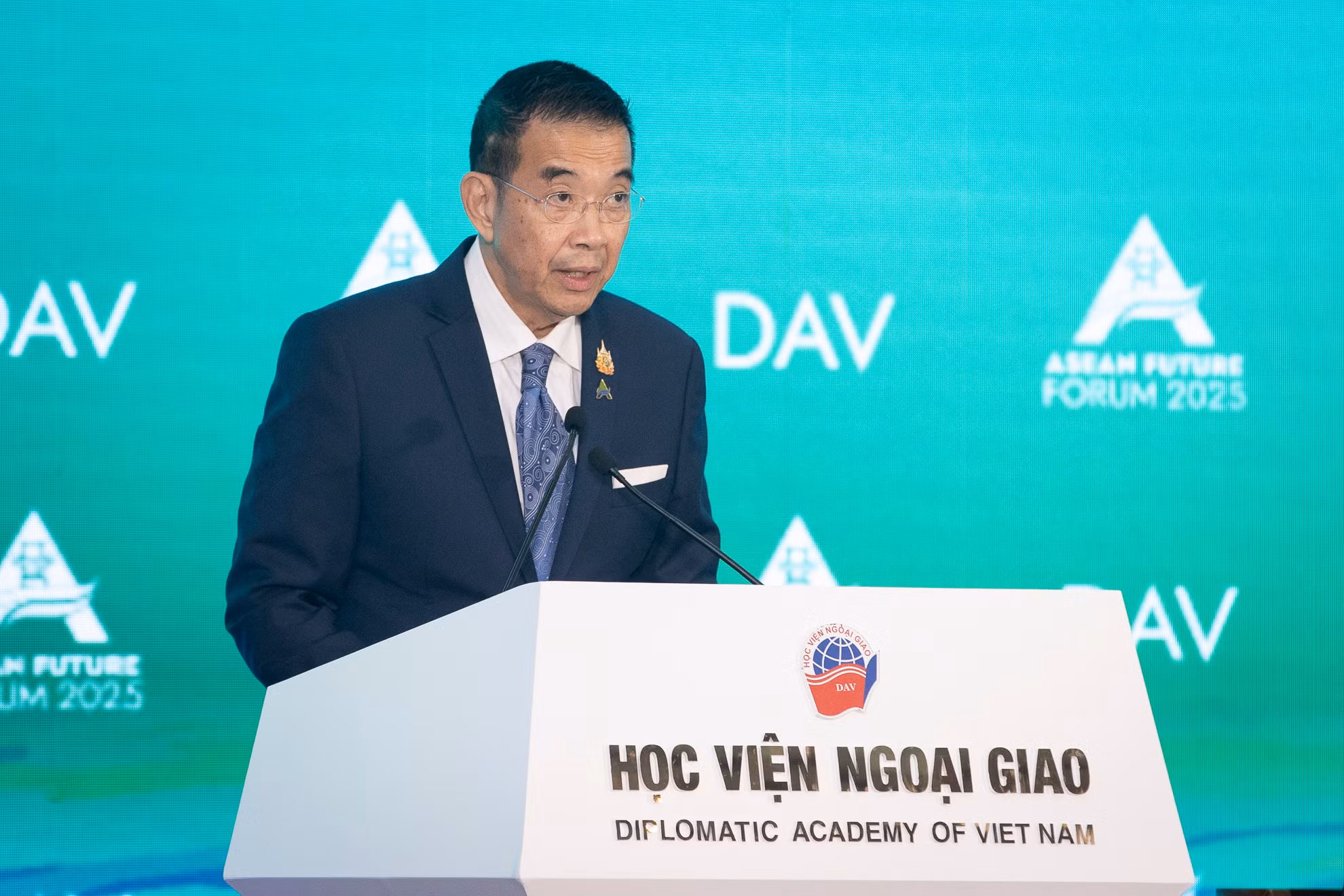 Bộ trưởng Ngoại giao Thái Lan Maris Sangiampongsa phát biểu tại phiên thảo luận.