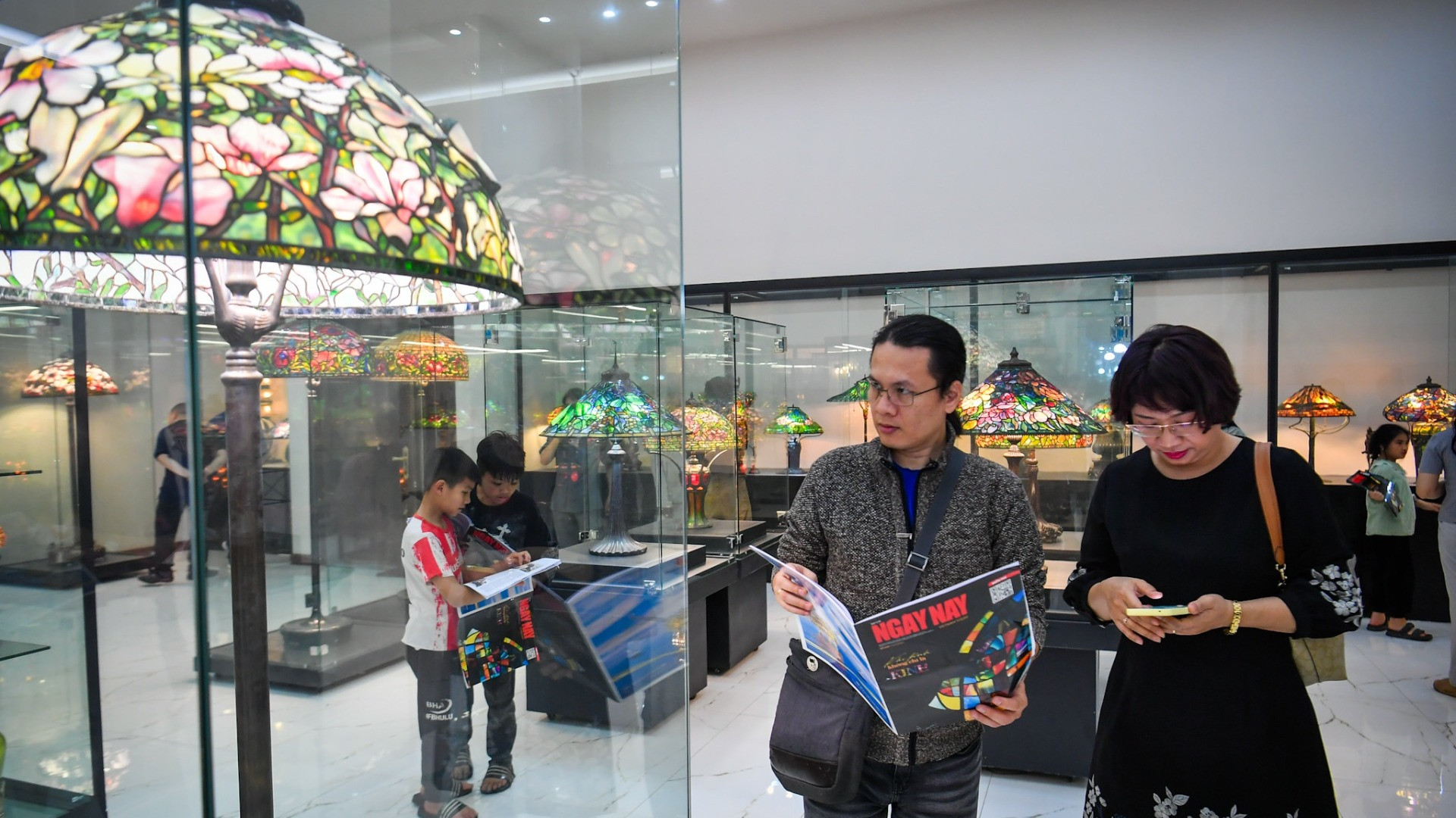 Bảo tàng hứa hẹn trở thành một địa chỉ yêu thích của những người quan tâm, yêu mến và mong muốn tìm hiểu về nghệ thuật kính màu. (Ảnh: THÀNH ĐẠT)