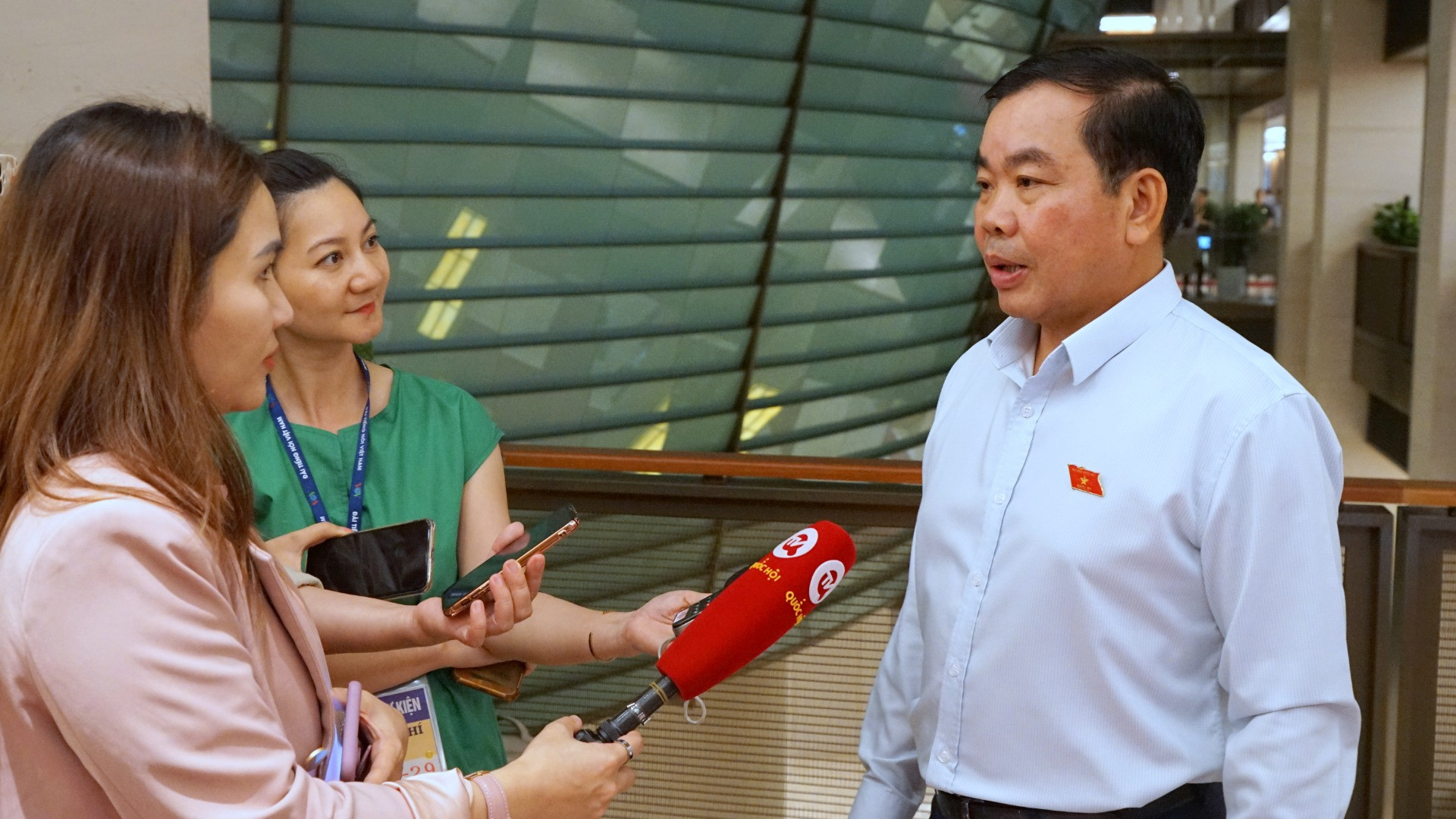 Đại biểu Nguyễn Quang Huân (Bình Dương). (Ảnh: TRUNG HƯNG)