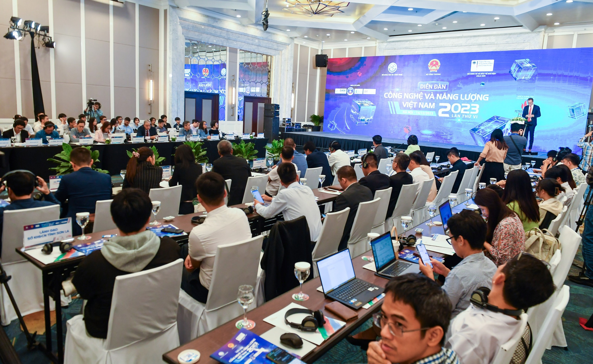 Quang cảnh Diễn đàn Công nghệ và Năng lượng năm 2023. (Ảnh: THÀNH ĐẠT)