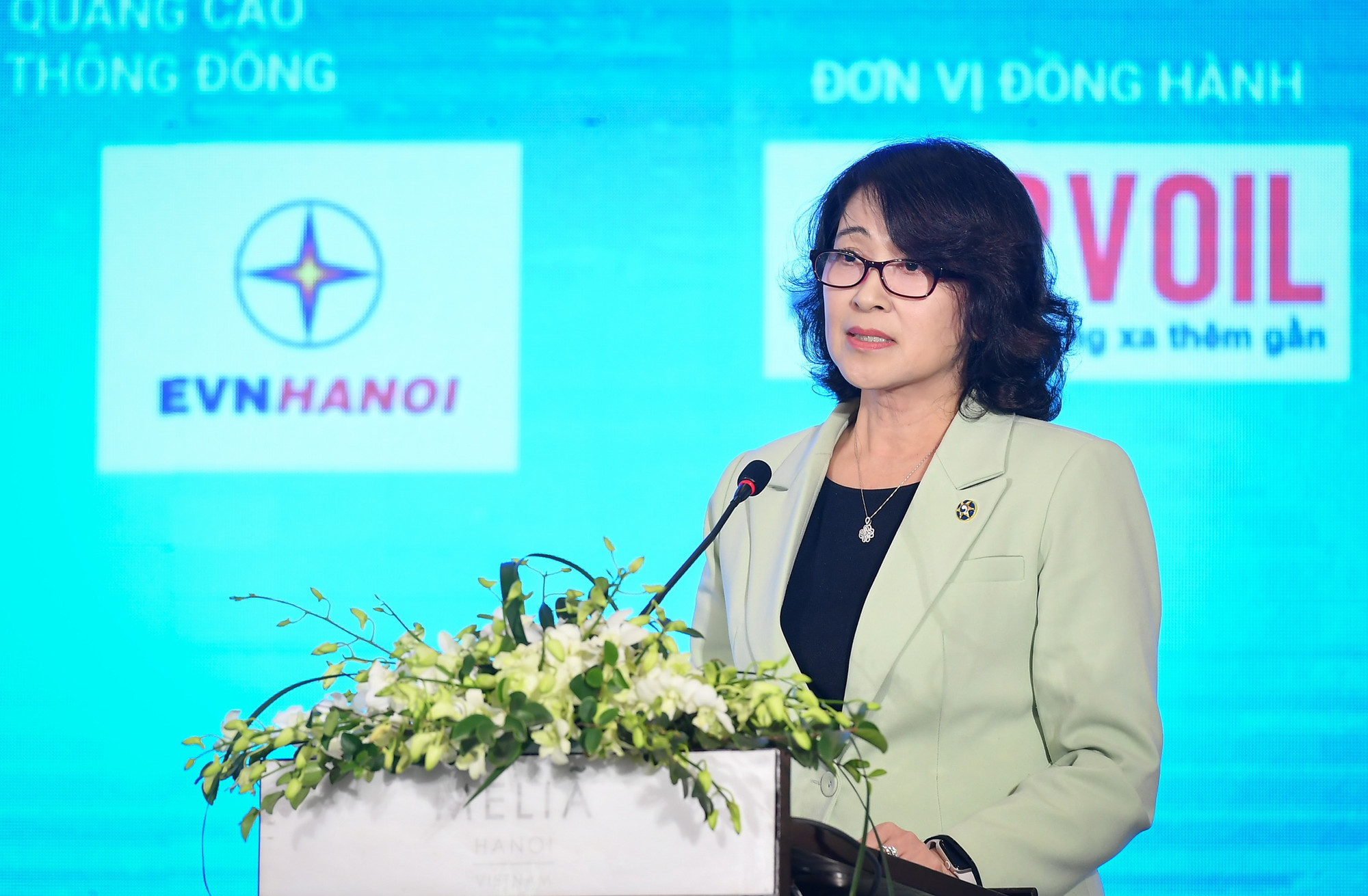 Bà Trần Thị Hồng Lan - Phó Cục trưởng Cục Ứng dụng và Phát triển công nghệ, Bộ Khoa học và Công nghệ. (Ảnh: THÀNH ĐẠT)